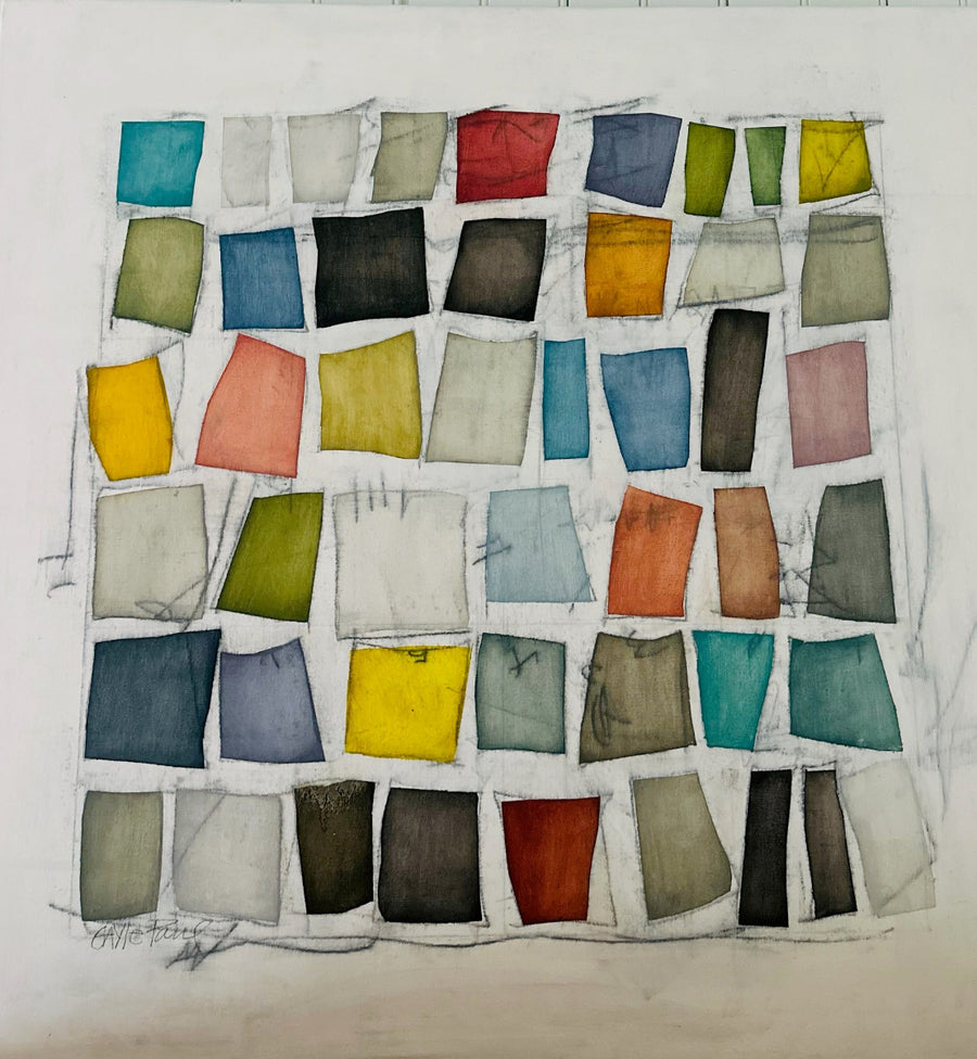 Untitled Multicolor Squares - Gayle Paul