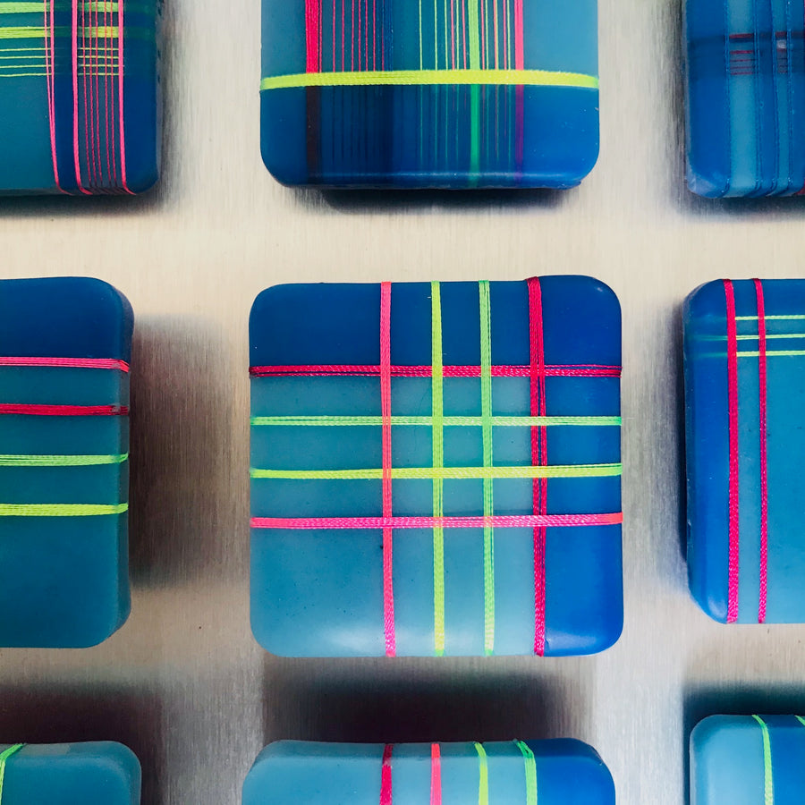 Line Shuffle in Electric Preppy  - Denby Dale